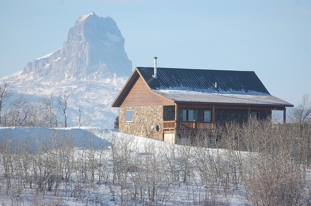 Glacier national park cabin