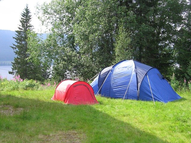 two types of camping tent 