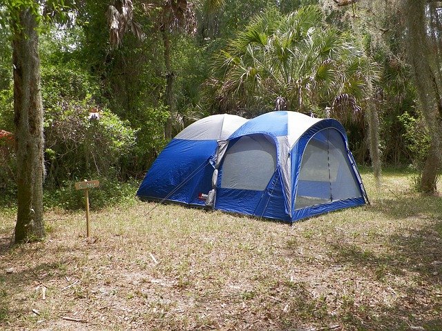 camping with a small tent ( one or two person capacity)