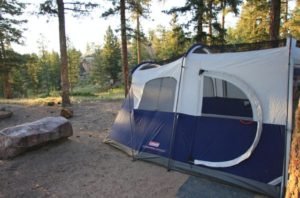 Coleman Elite WeatherMaster 6 Tent in the woods